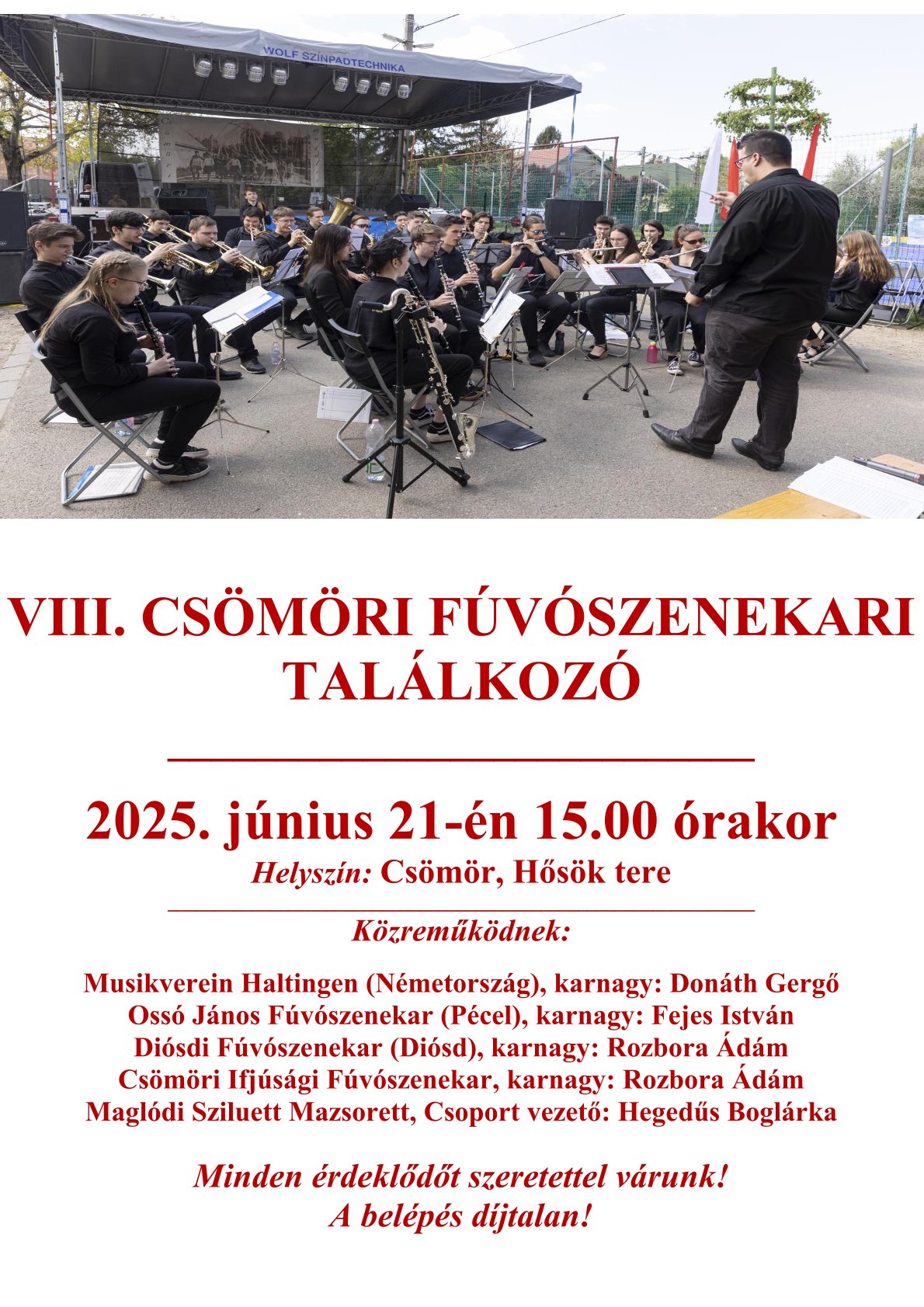 VIII. Fuvoszenekari talalkozo 2025.06.21.